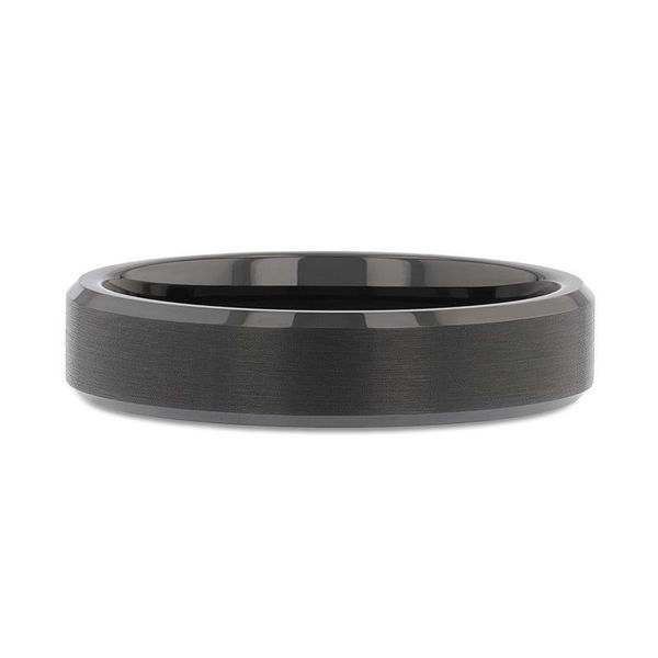 Black Tungsten Men's Wedding Band Hudson Valley Goldsmith New Paltz, NY