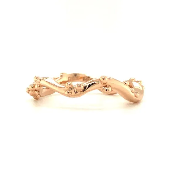 Lady's Rosé 14 Karat Bubble Band Fashion Ring Hudson Valley Goldsmith New Paltz, NY