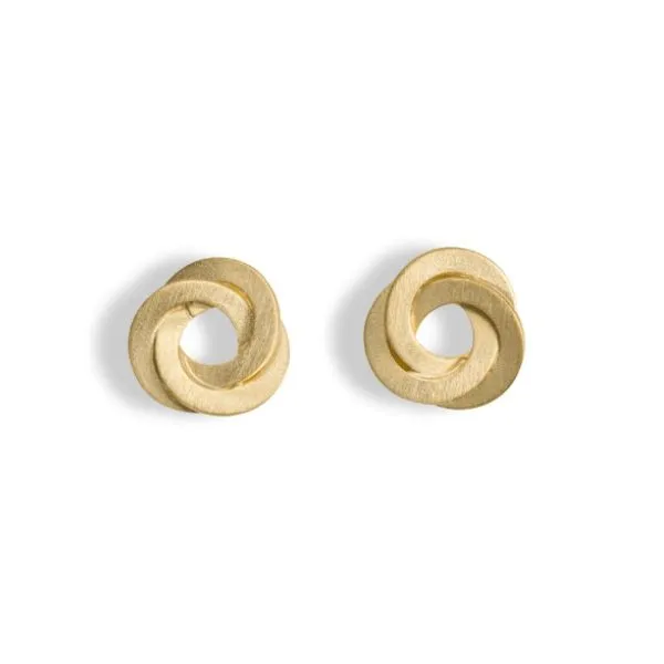 Knot Mini 18K Gold Vermeil Earrings Knot Mini 18K Gold Vermeil Earrings Hudson Valley Goldsmith New Paltz, NY