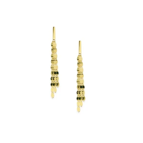 14K Yellow Gold Valentino Drop Earrings Hudson Valley Goldsmith New Paltz, NY