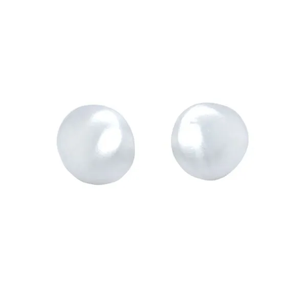Pebble Earings Brushed Sterling Silver Hudson Valley Goldsmith New Paltz, NY