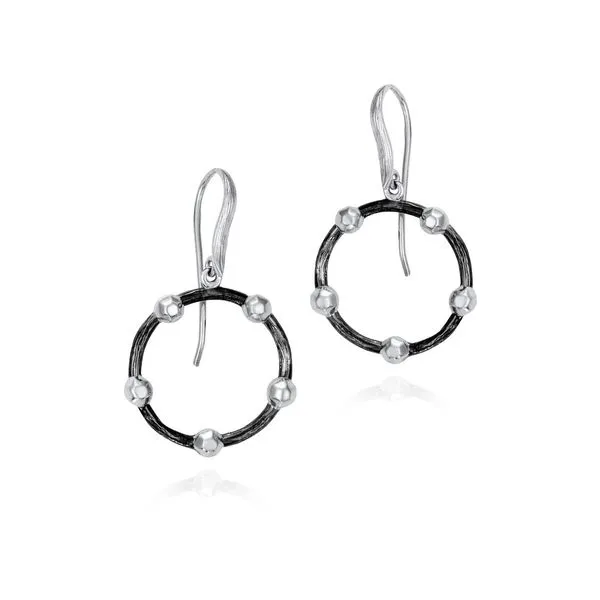 CELESTIAL Collection Black Ruthenium Earrings Hudson Valley Goldsmith New Paltz, NY