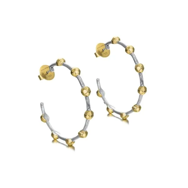 CELESTIAL Collection Organic Texture Earrings Hudson Valley Goldsmith New Paltz, NY