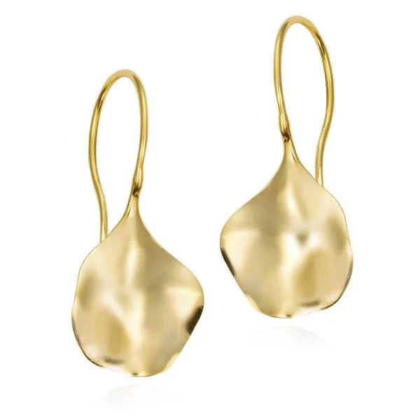 AQUA Collection Wavy High Polish Earrings Hudson Valley Goldsmith New Paltz, NY