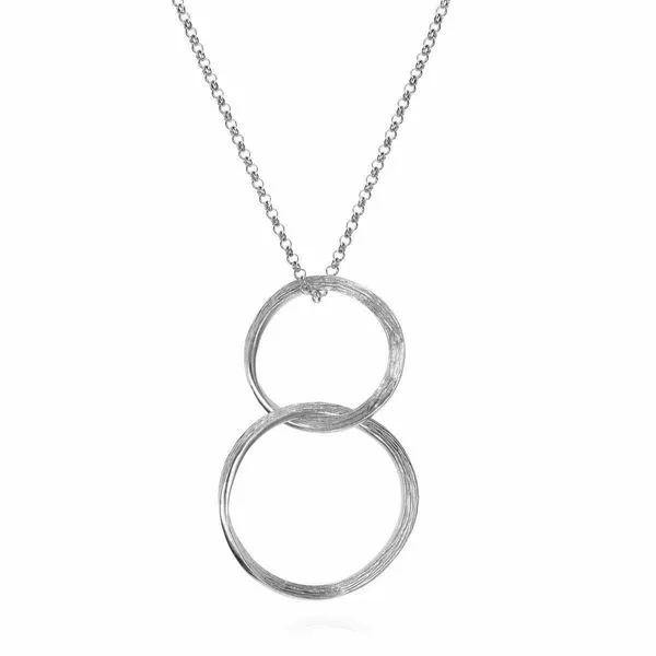 FLORENCE Collection Necklace in Sterling Silver 925 and Rhodium Plated Image 2 Hudson Valley Goldsmith New Paltz, NY