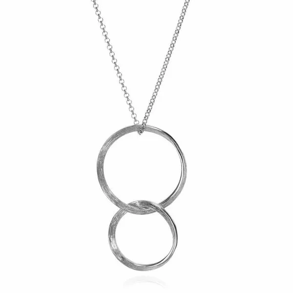 FLORENCE Collection Necklace in Sterling Silver 925 and Rhodium Plated Image 3 Hudson Valley Goldsmith New Paltz, NY