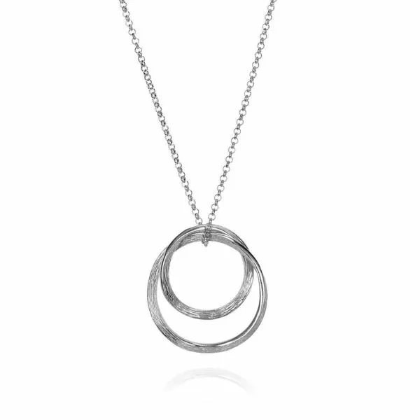 FLORENCE Collection Necklace in Sterling Silver 925 and Rhodium Plated Hudson Valley Goldsmith New Paltz, NY
