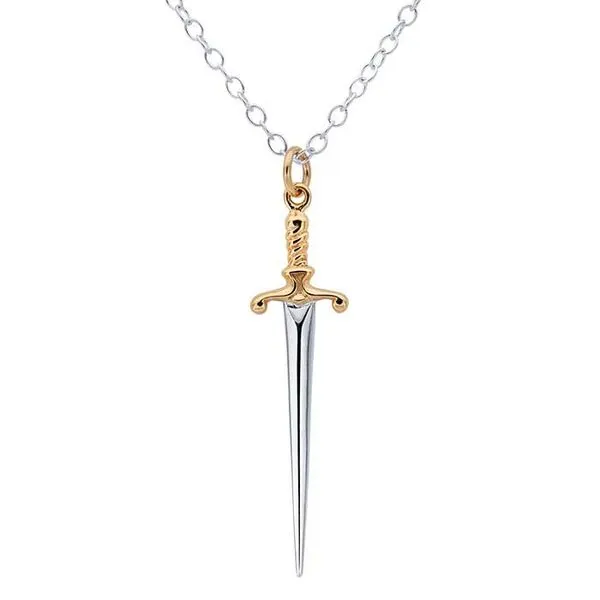 Sterling Silver Sword Necklace Charm Hudson Valley Goldsmith New Paltz, NY