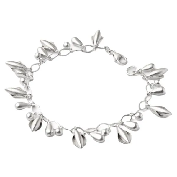 Sterling Silver Wysteria Bracelet Hudson Valley Goldsmith New Paltz, NY