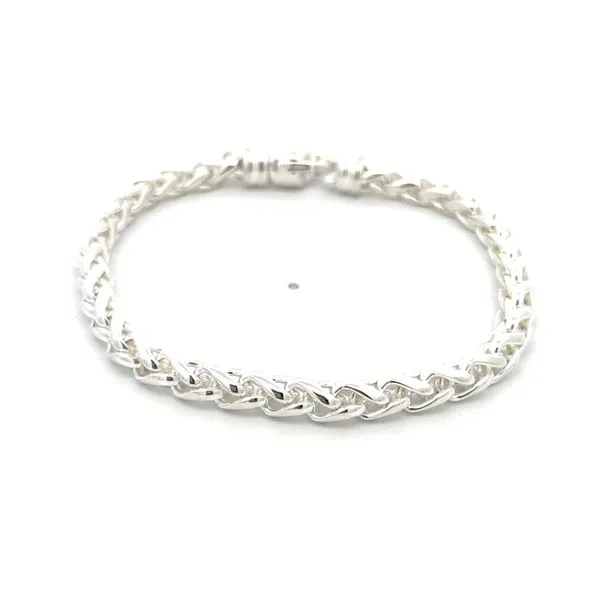 Sterling Silver Wheat Chain Bracelet Hudson Valley Goldsmith New Paltz, NY