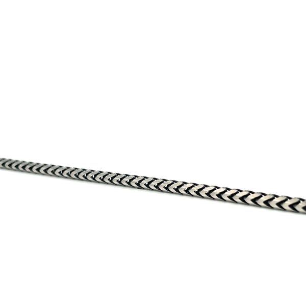 Sterling Silver Foxtail Brushed Gun Metal Bracelet Image 3 Hudson Valley Goldsmith New Paltz, NY