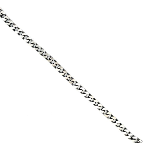 Sterling Silver Squared Curb Bracelet Image 3 Hudson Valley Goldsmith New Paltz, NY