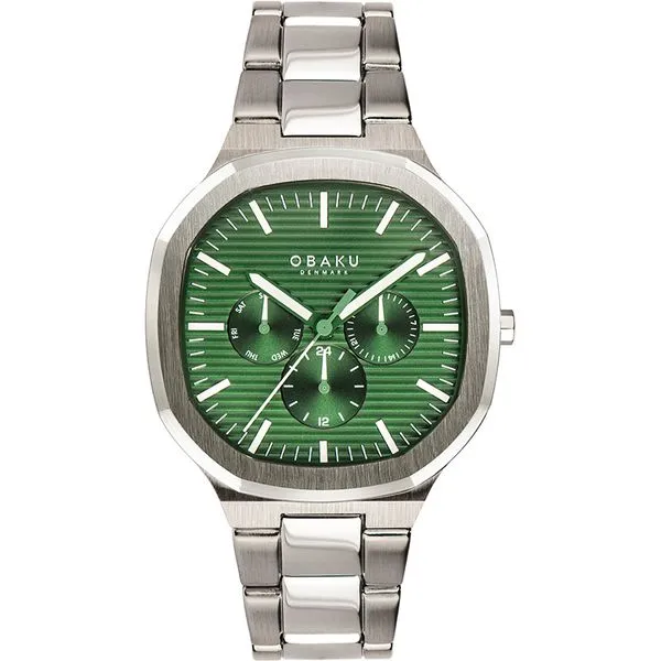 The stunning green dial on this watch really sets it apart. Set in an octagonal shaped, corrosion resistant stainless steel case Hudson Valley Goldsmith New Paltz, NY