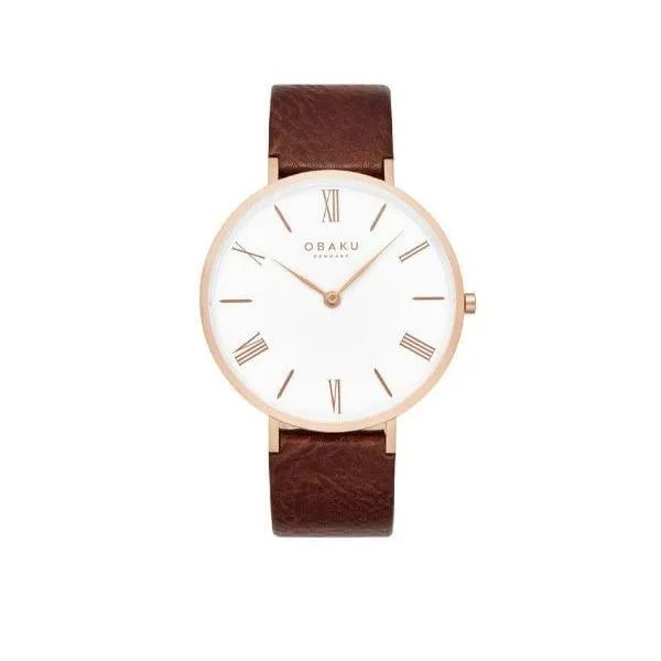 Obaku Folie Mahogany Watch Hudson Valley Goldsmith New Paltz, NY