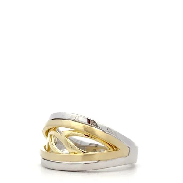 Sterling Silver Wide Open Design Ring Image 3 Hudson Valley Goldsmith New Paltz, NY