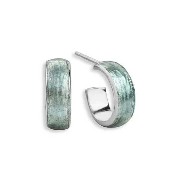 Enamel Earrings Hudson Valley Goldsmith New Paltz, NY