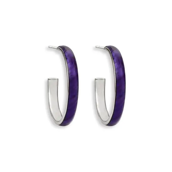 Enamel Earrings Hudson Valley Goldsmith New Paltz, NY