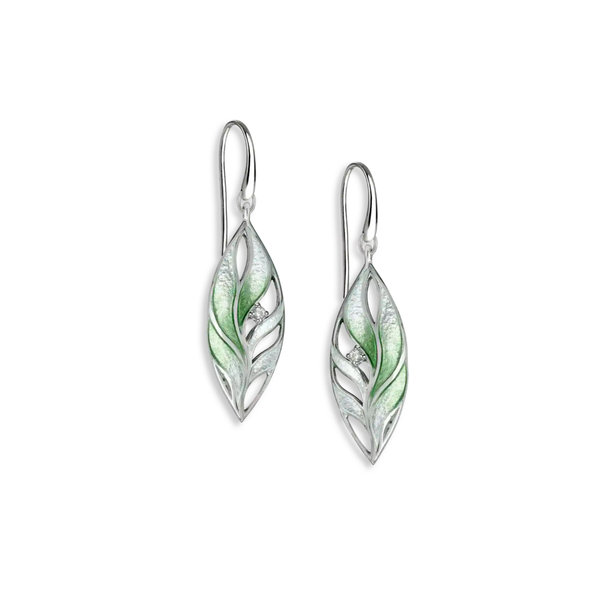 Enamel Earrings Hudson Valley Goldsmith New Paltz, NY