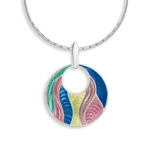 Enamel Necklace Hudson Valley Goldsmith New Paltz, NY