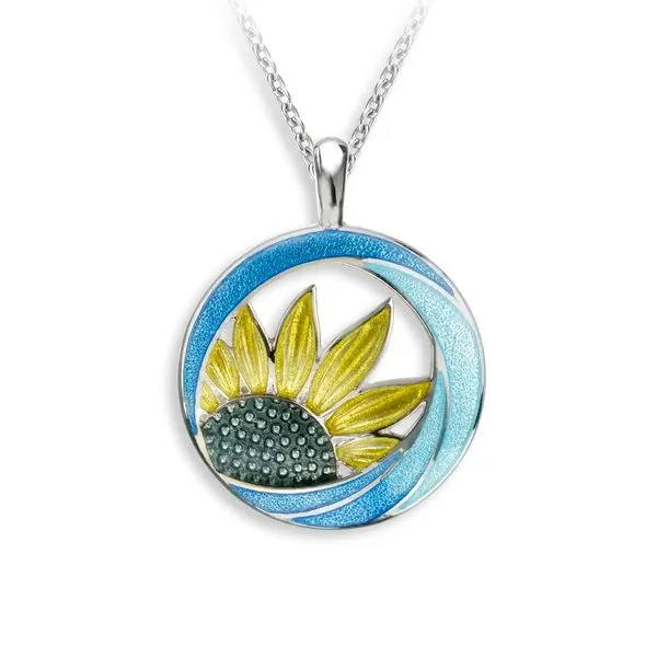Enamel Necklace Hudson Valley Goldsmith New Paltz, NY