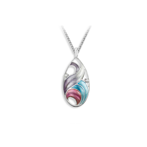 Enamel Necklace Hudson Valley Goldsmith New Paltz, NY