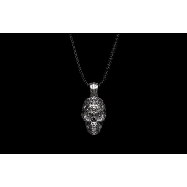 The 'Renegade' is a beautiful and easy to wear pendant that stands well on its own or layered with other pieces. The skull is sc Hudson Valley Goldsmith New Paltz, NY