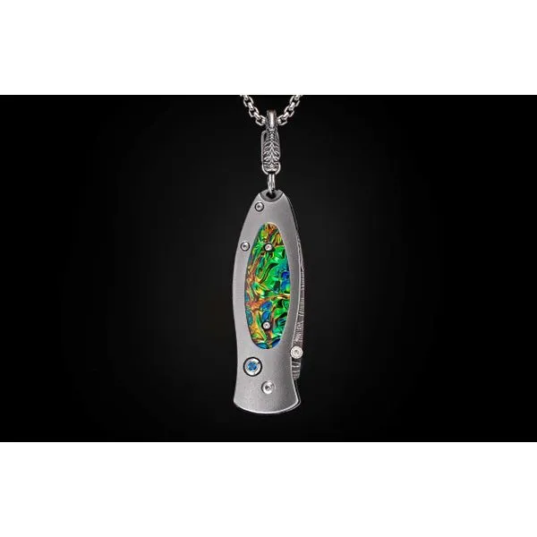 FLASH - The Morpheus 'Flash' belongs equally on your neck as a pendant, in your pocket as a keychain knife, or on display as a b Hudson Valley Goldsmith New Paltz, NY