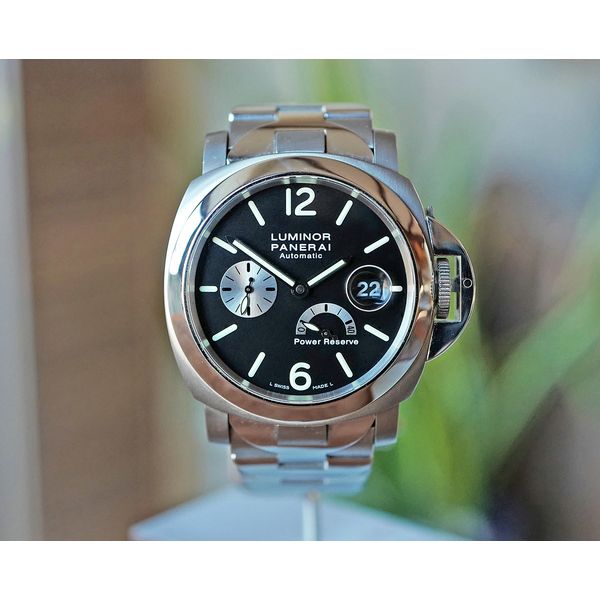 Panerai PAM 171 Luminor Power Reserve on Titanium on Bracelet 44mm PAM00171 Huffords Jewelry Frontenac, MO