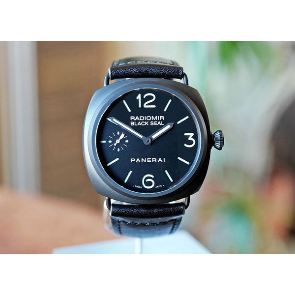 Panerai PAM 292 Radiomir Black Seal "No Pig" Dial, Ceramic 45mm PAM00292 Huffords Jewelry Frontenac, MO