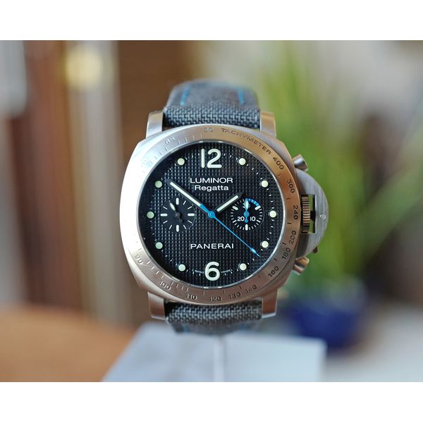 Panerai PAM 308 Automatic Chronograph Regatta Special Edition 44mm Ref. PAM00308 Huffords Jewelry Frontenac, MO