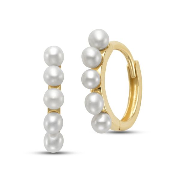 14K Yellow Gold Huggie Earrings Huffords Jewelry Frontenac, MO
