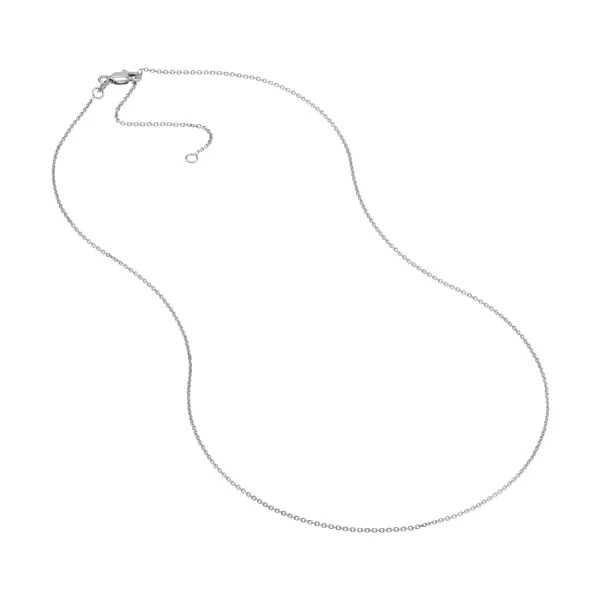 14K White Gold Chain Huffords Jewelry Frontenac, MO