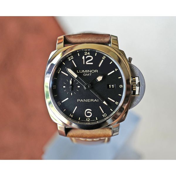Panerai PAM 351 Luminor GMT 3 Days Movement Steel 44mm Ref. PAM00531 Preowned Huffords Jewelry Frontenac, MO