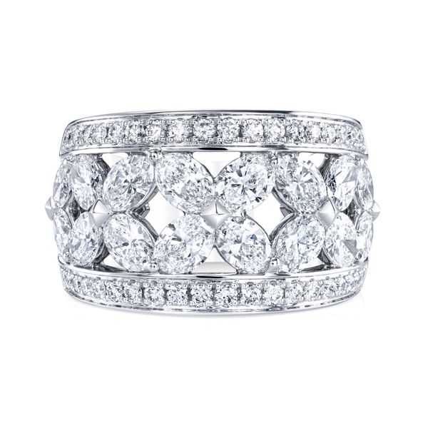 18K White Gold Ring Huffords Jewelry Frontenac, MO