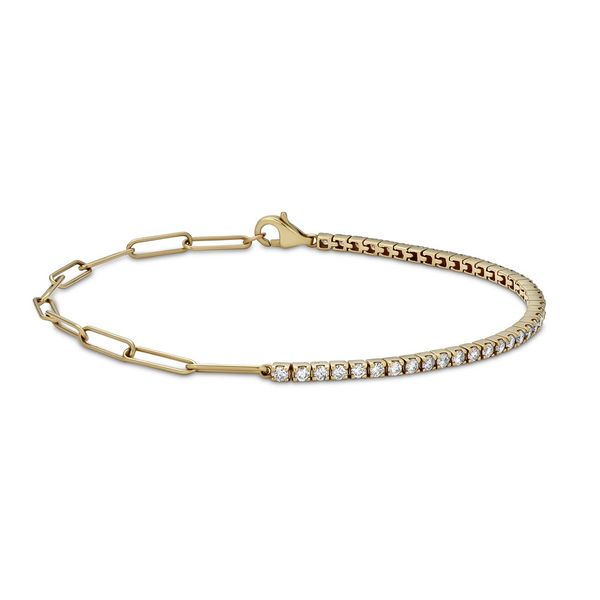 14K Yellow Gold Link Bracelet Huffords Jewelry Frontenac, MO