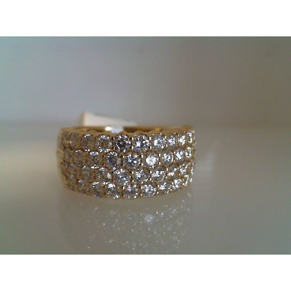 4 Row Diamond Band Huffords Jewelry Frontenac, MO