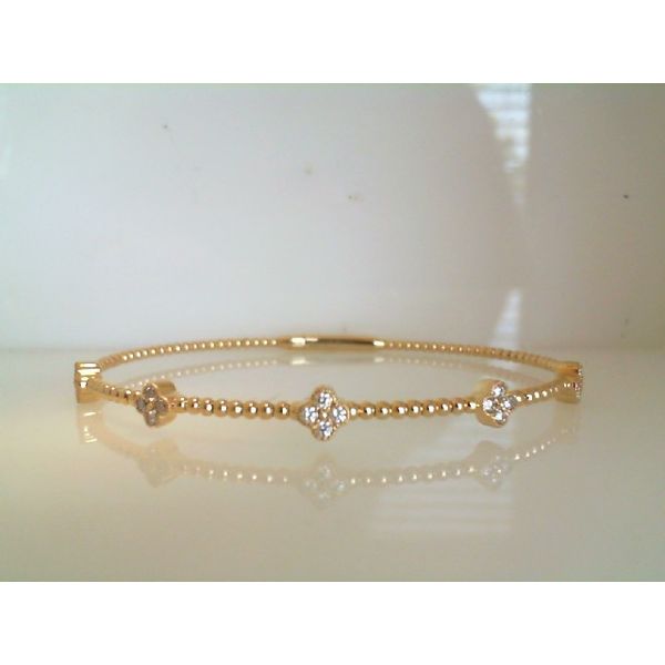 Clover Diamond Flex Bangle Huffords Jewelry Frontenac, MO
