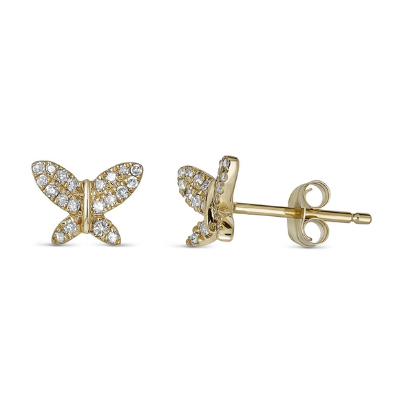 14K Yellow Gold Stud Earrings Huffords Jewelry Frontenac, MO