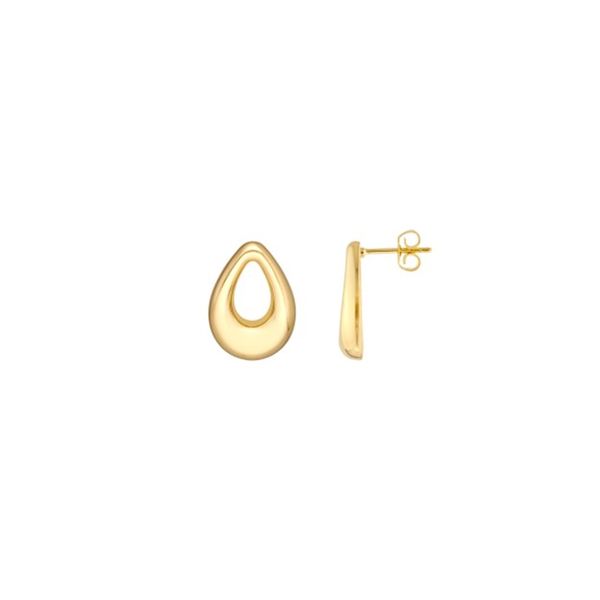 14K Yellow Gold Stud Earrings Huffords Jewelry Frontenac, MO