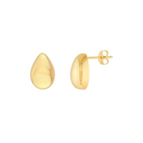 14K Yellow Gold Stud Earrings Huffords Jewelry Frontenac, MO