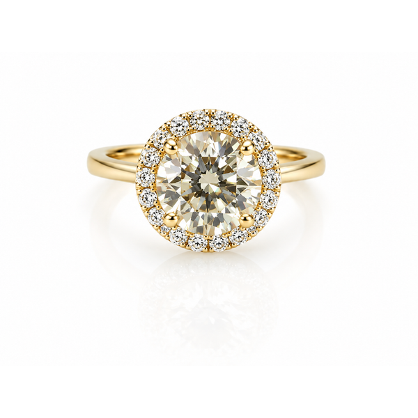 Diamond Halo Engagement Ring Huffords Jewelry Frontenac, MO