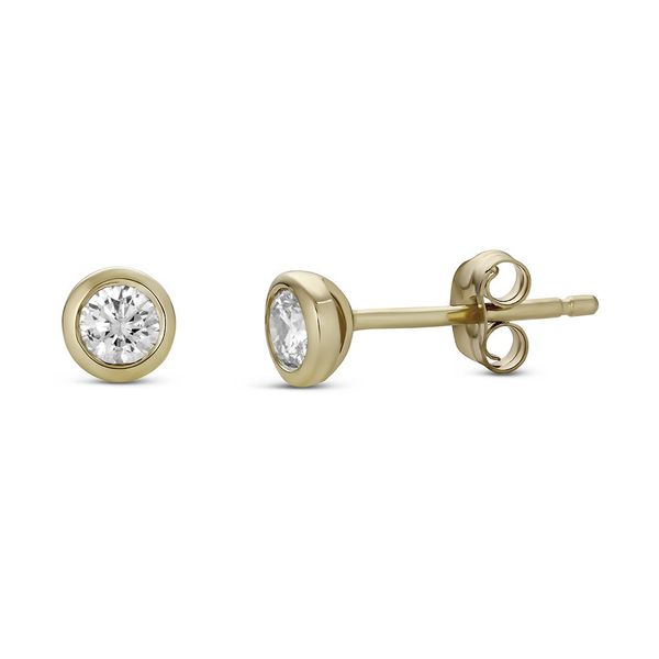 14K Yellow Gold Stud Earrings Huffords Jewelry Frontenac, MO