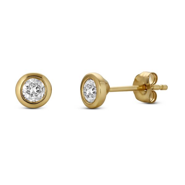 14K Yellow Gold Stud Earrings Huffords Jewelry Frontenac, MO