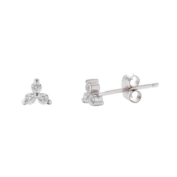 14K White Gold Stud Earrings Huffords Jewelry Frontenac, MO