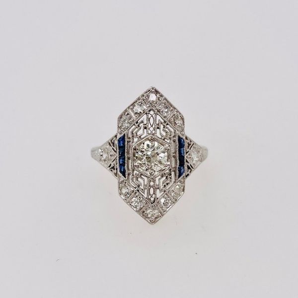 Art Deco diamond ring Huffords Jewelry Frontenac, MO