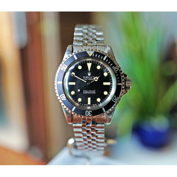 Rolex Submariner Vintage No Date Stainless Steel 40mm watch Ref. 5513 Preowned Huffords Jewelry Frontenac, MO