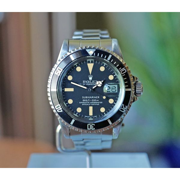 Rolex Submariner Patina Tritium Dial Steel Vintage 40mm Ref.1680 Preowned Huffords Jewelry Frontenac, MO