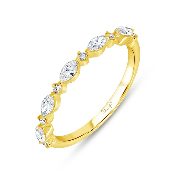 Marquise and Round Diamond Band Huffords Jewelry Frontenac, MO