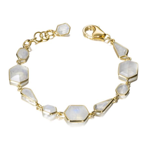 Gold Plated Sterling Silver Line Bracelet Huffords Jewelry Frontenac, MO