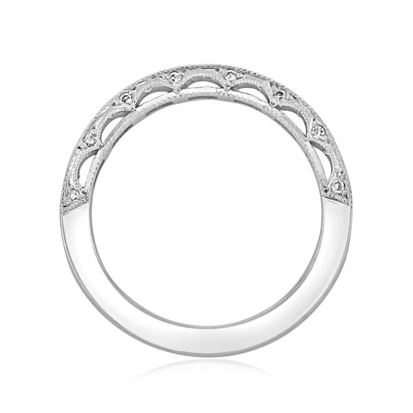Reverse Crescent Half-Way Tacori Engagement Band Image 2 Jais Providenciales, 